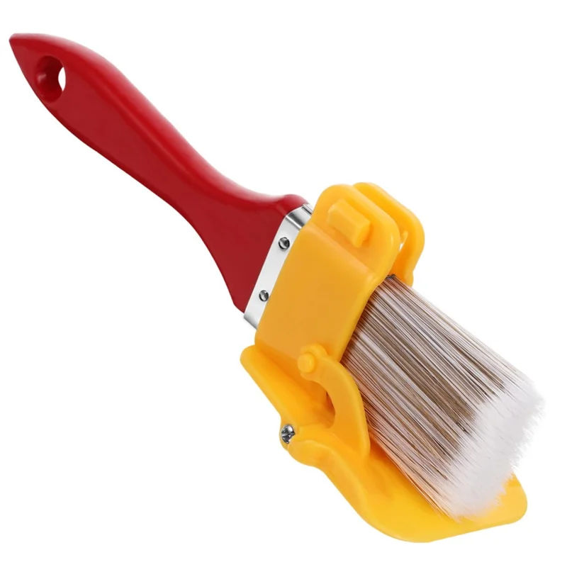 Pennello per bordi in legno per la pittura delle pareti degli angoli interni, con piastra di protezione