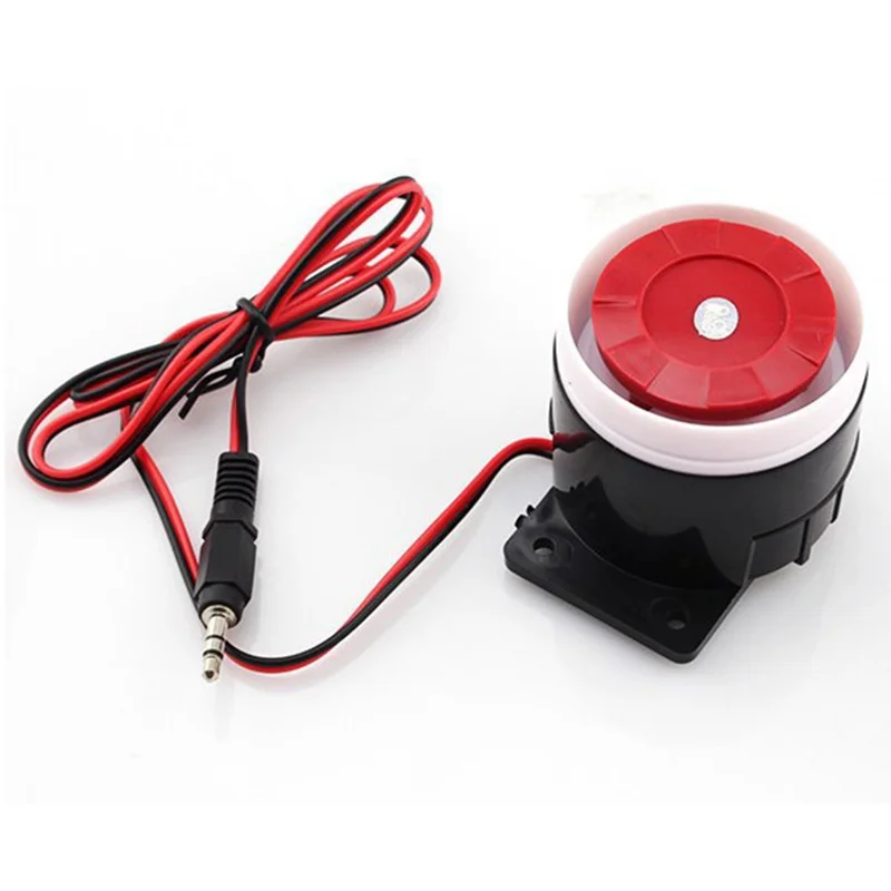 Anti-Theft Alarm Horn 120dB Wired Security Siren for Home Protection High Volume Warning Speaker