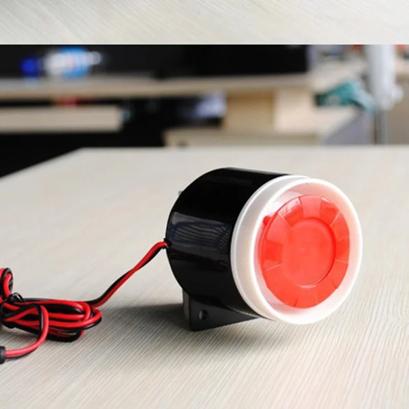 Anti-Theft Alarm Horn 120dB Wired Security Siren for Home Protection High Volume Warning Speaker