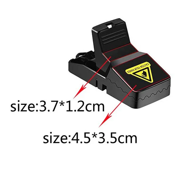 6Pcs Highly Sensitive Mouse Snap Trap Plastic Reusable Home Rodent Catcher