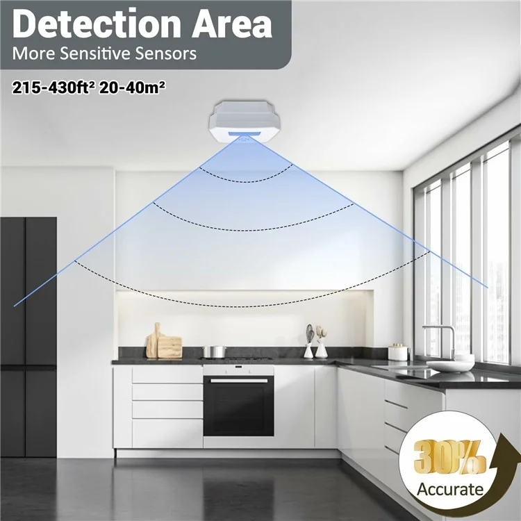 Mini Carbon Monoxide Detector with LCD Display Home Safety CO Alarm Sensor - Style A