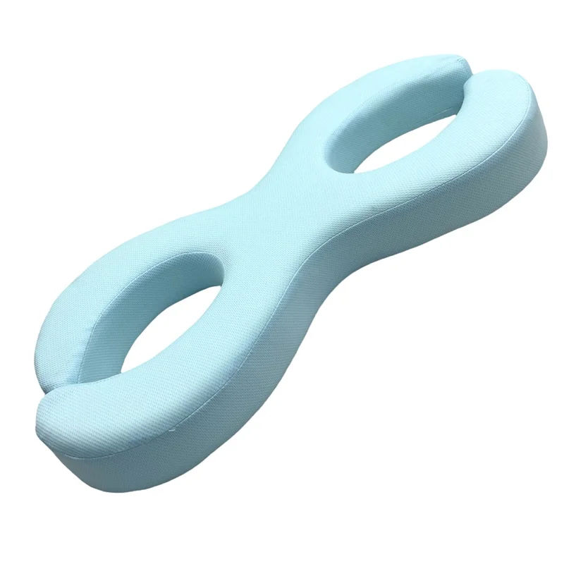 Low Style Soft Memory Foam Anti-aging Beauty Pillow Side Sleeping Face Anti-wrinkle Pillow - Blue