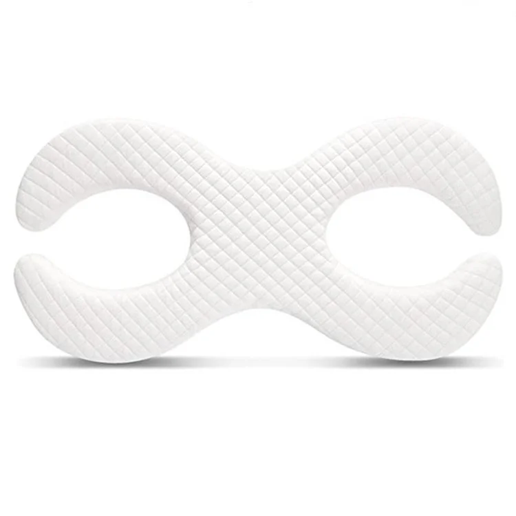 Oreiller de beauté anti-âge en mousse à mémoire de forme douce - Blanc