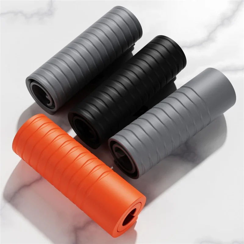 For Blackstone Silicone Griddle BBQ Utensils Mat Seasoning Bottle Spatula Holder Mat - 2 Grids / Black