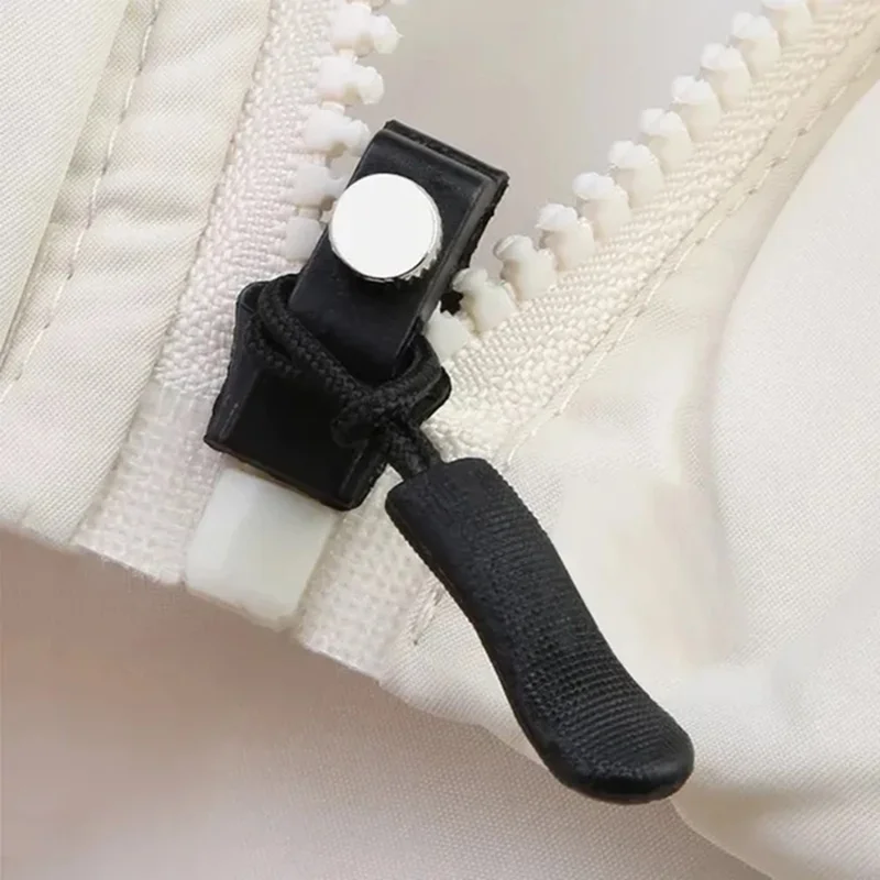 2Pcs Universal Zipper Repair Kit Instant Detachable Zipper Head for Jacket Bag Zipper Slider - M