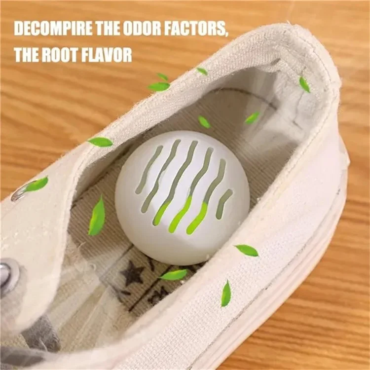 6 palle deodoranti per scarpe, deodorizzatore per scarpe per la casa, strumento di deodorizzazione per il gabinetto della scarpa