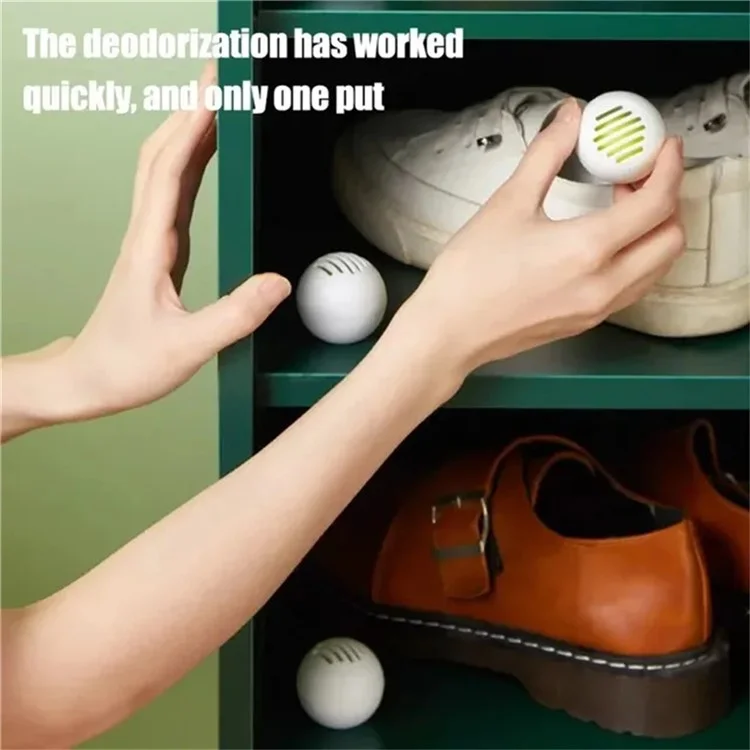 6 palle deodoranti per scarpe, deodorizzatore per scarpe per la casa, strumento di deodorizzazione per il gabinetto della scarpa