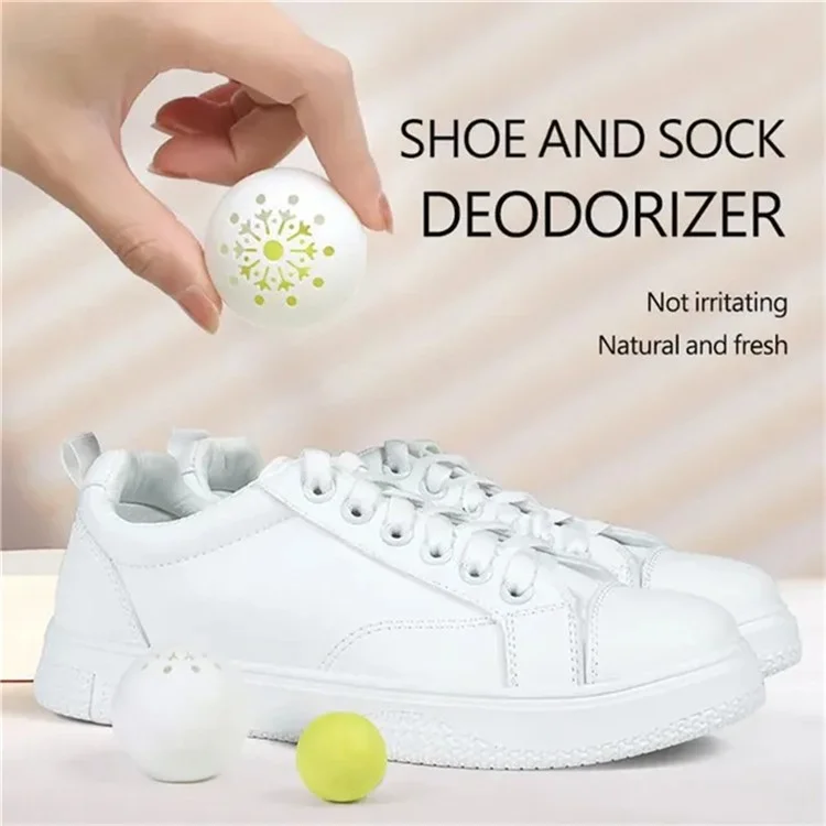 6 palle deodoranti per scarpe, deodorizzatore per scarpe per la casa, strumento di deodorizzazione per il gabinetto della scarpa