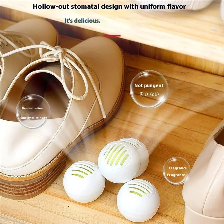 6 palle deodoranti per scarpe, deodorizzatore per scarpe per la casa, strumento di deodorizzazione per il gabinetto della scarpa