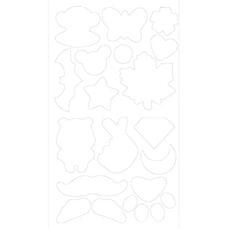 DIY Self-Adhesive Patch for Down Jackets Pants Clothing Repair Raincoat Umbrella Washable Patch - White