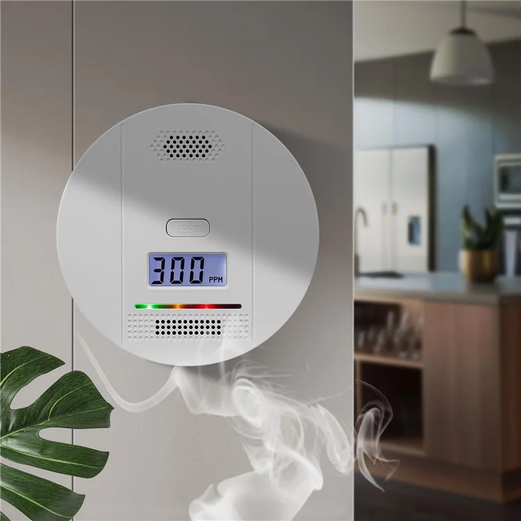 LCD Display Carbon Monoxide Alarm Detector Home Security Portable CO Sensor