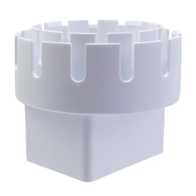3x4 Inch Drain Pipe Draining Rain Gutter PVC Drain Connector Downspout Adapter - White