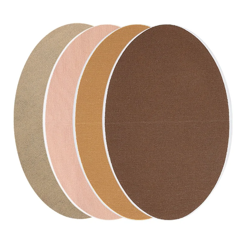 053 12Pcs Thigh Inner Anti-Chafing Sticker Self-Adhesive Wear-Resistant Elastic Patches Gift - Skin Color / Non-woven Fabric