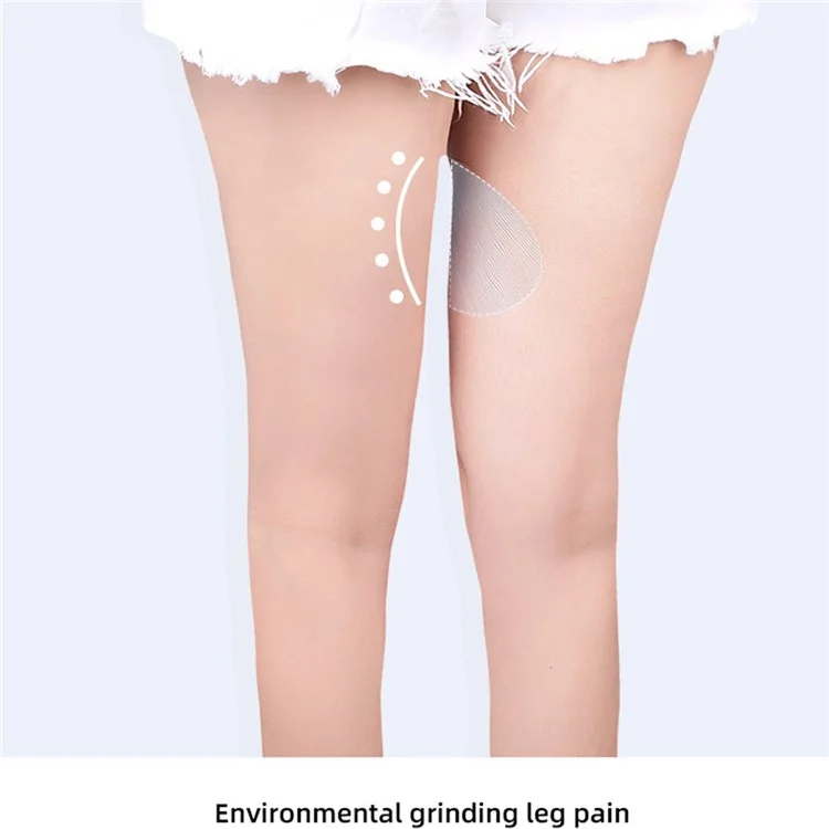 012 10 pezzi di adesivi antisfregamento per cosce invisibili, patch adesive in TPU per ginocchia e polpacci