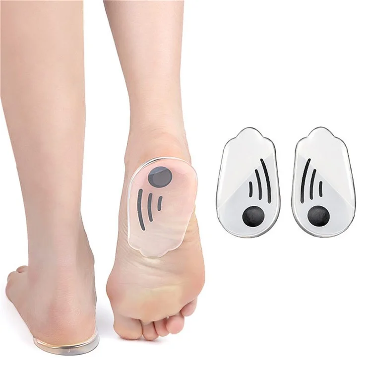 011 1 Par de Almofadas Magnéticas em Formato de O/X para Correção de Pernas, Almofada de Gel Macia para Absorção de Choque no Calcanhar, Tamanho L