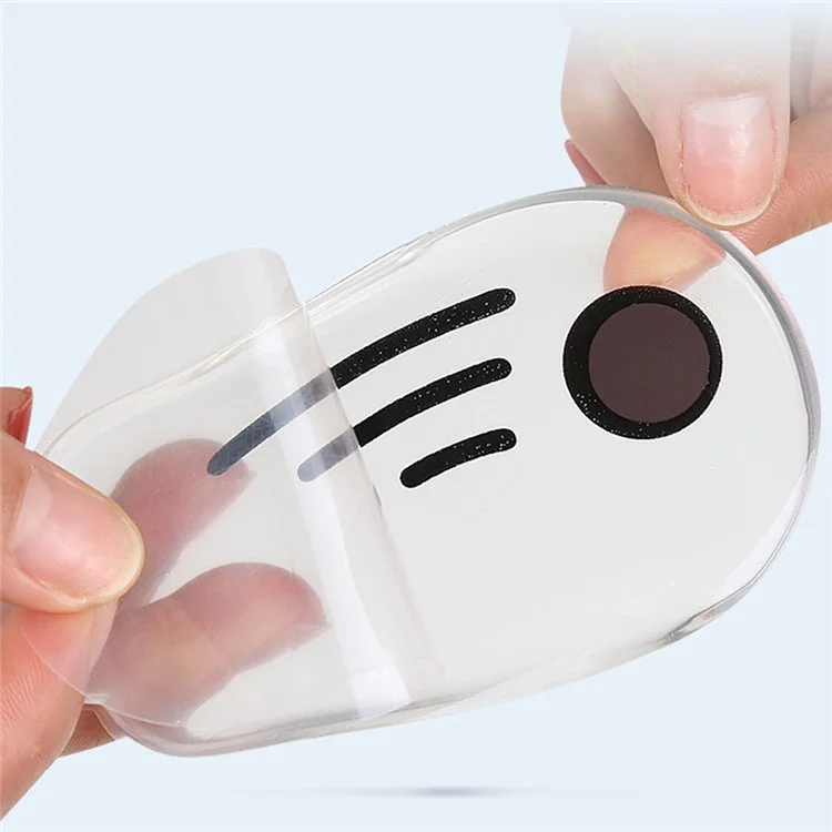011 1 Par de Almofadas Magnéticas em Formato de O/X para Correção de Pernas, Almofada de Gel Macia para Absorção de Choque no Calcanhar, Tamanho L