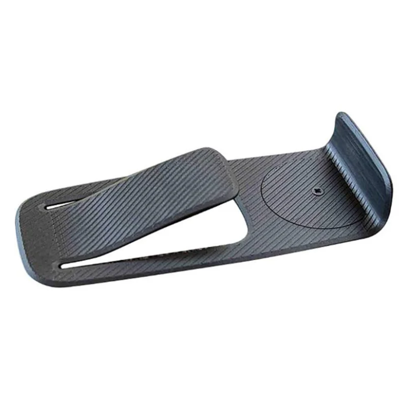 Simple Invisible Door Stopper Wedge Plastic Door Stop Holder Tool - Black