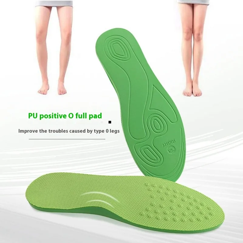 Plantillas correctoras de piernas en O de espuma de PU con soporte de arco ortopédico para hombres y mujeres, para uso deportivo y casual - XS (talla 32-34)