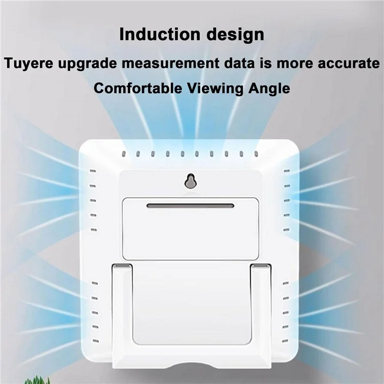 MBS-4 Digital Hygrometer Thermometer High Precision Meter with Clock for Indoor Use