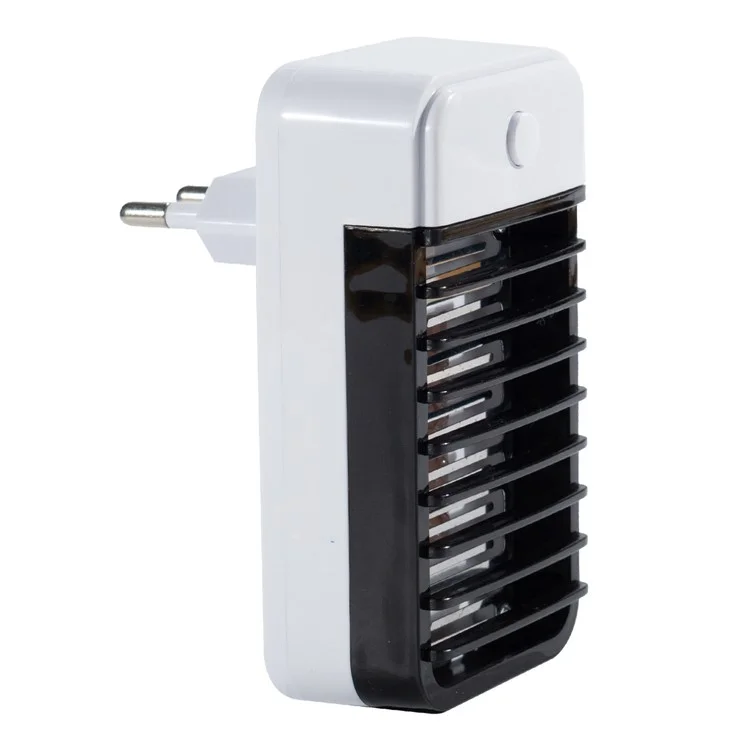 Lampe tue-moustiques UV à LED photocatalytique puissante avec prise UE - Noir
