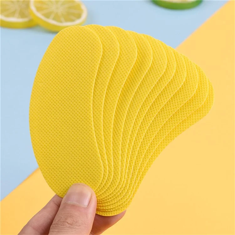 10 piezas de adhesivos desodorantes para zapatos, eliminadores de olores, hojas para la frescura de zapatos, calcetines y pies.