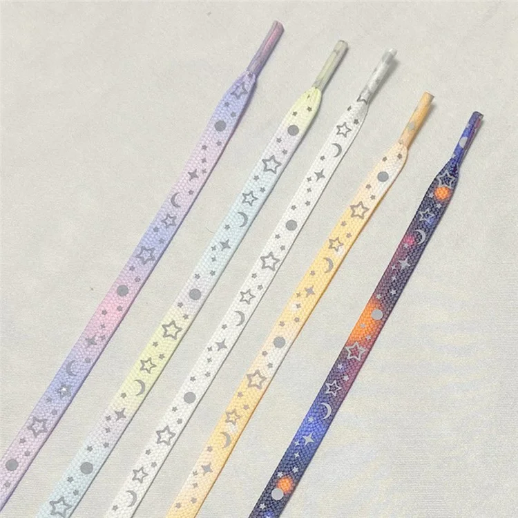120cm Reflective Shoelaces for Sneakers Canvas Shoes Basketball Shoes Laces - Mint Green Heart