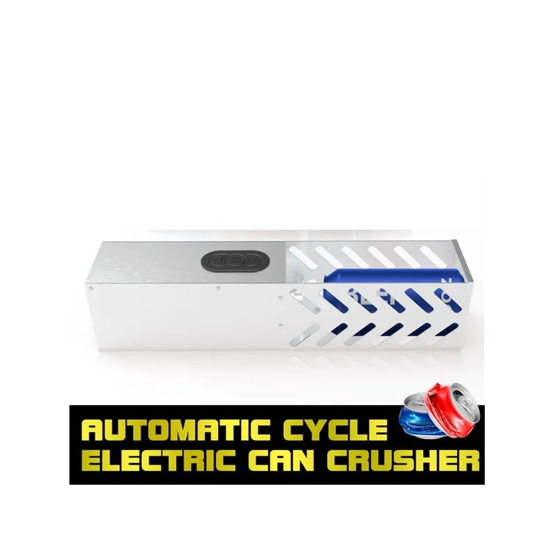Electric Can Crusher Wall Mountable Aluminum Can Recycling Compactor - EU Plug