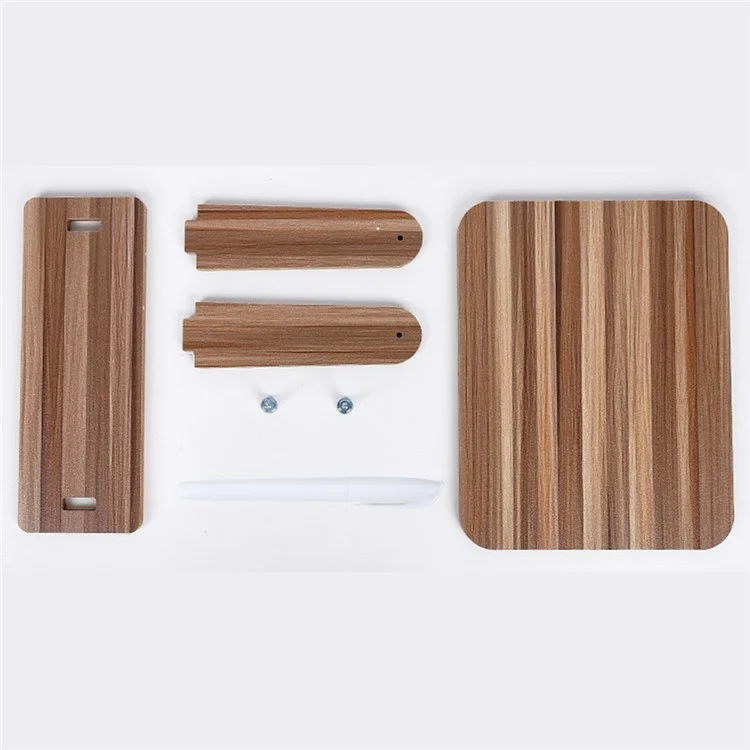 Espejo de tocador giratorio de 360 grados con base de madera, espejo de maquillaje de escritorio vintage, tamaño S