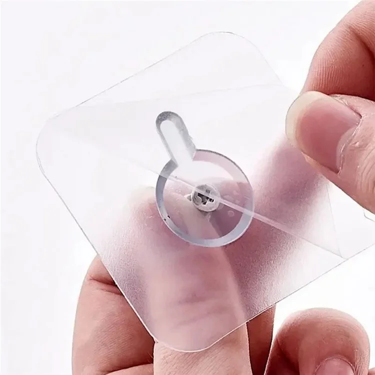 50 Stück transparente Klebeaufhänger ohne Bohren, spurlos an der Wand montierbar für Bilderrahmen, Uhren