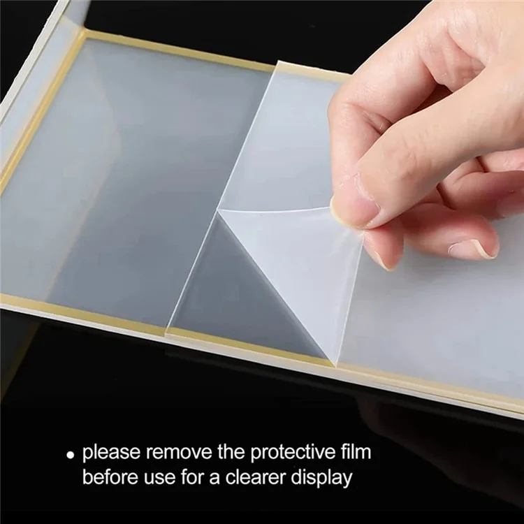 6 pezzi di supporto per menu in plexiglas a forma di L da 5,9 x 8,3 pollici per ufficio e ristorante