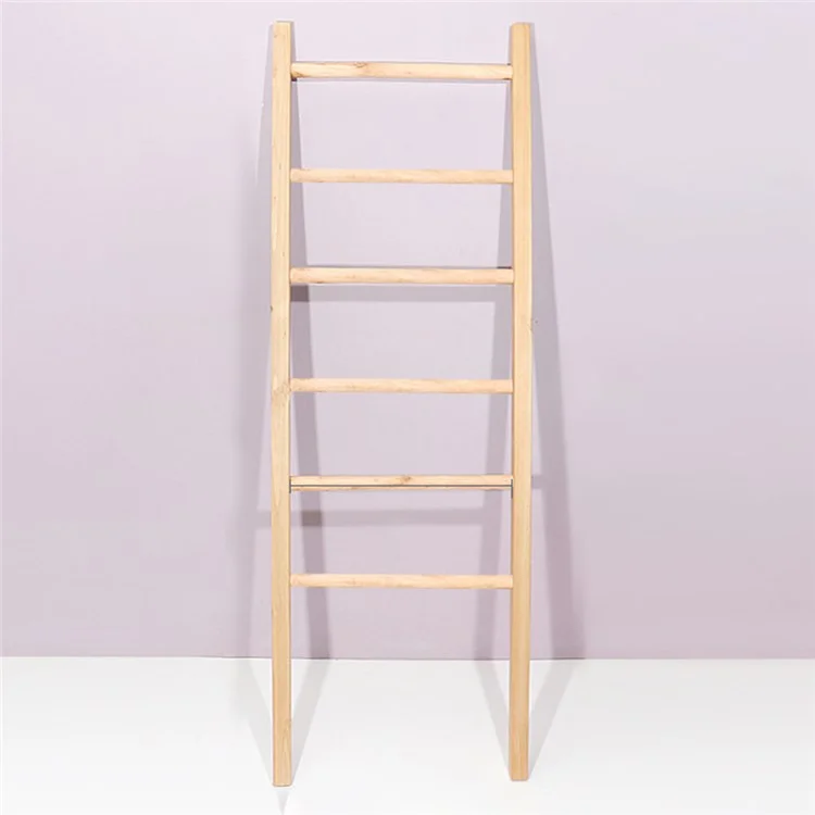 40 x 126 cm kreativer 6-stufiger Holz-Schal-Organizer, Bekleidungsgeschäft-Schals-Tücher-Displayregal