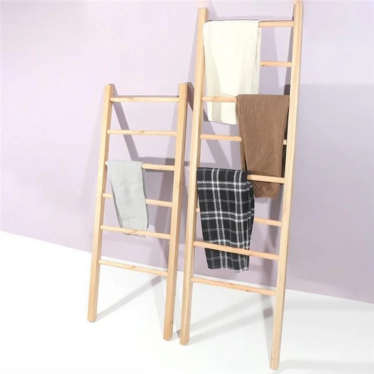 40 x 126 cm kreativer 6-stufiger Holz-Schal-Organizer, Bekleidungsgeschäft-Schals-Tücher-Displayregal