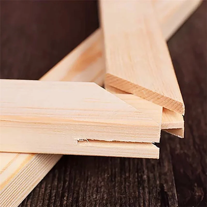 15 x 15cm Solid Pine Wood Canvas Frames for Oil Paintings Poster Prints DIY Picture Inner Frame