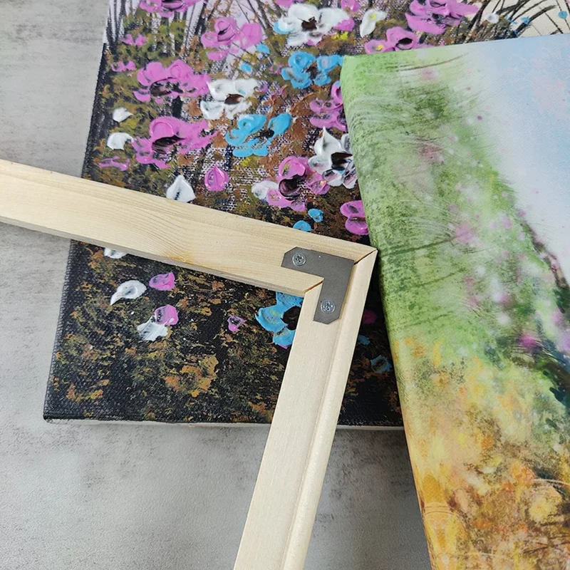 50 x 50cm Solid Pine Wood Canvas Frames for Oil Paintings Poster Prints DIY Picture Inner Frame