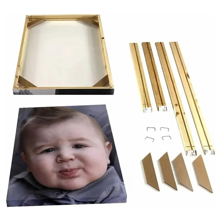 35 x 45cm Wooden Canvas Stretcher Bars Frame Kit DIY Solid Wood Oil Painting Poster Frame