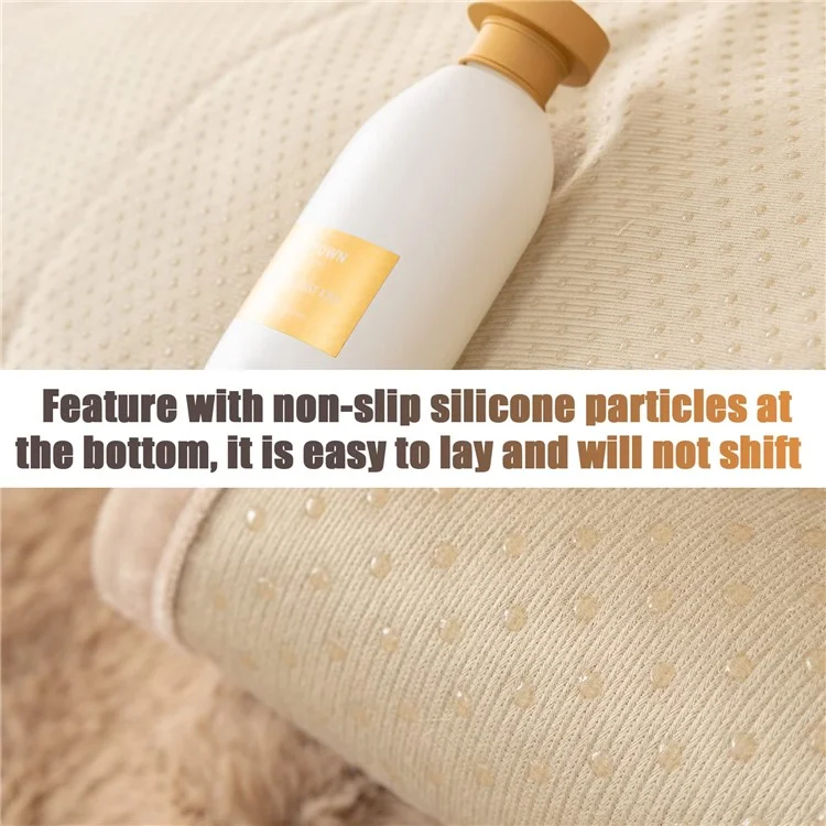 120 x 180cm Autumn Winter Thick Faux Fur Sofa Cover Non Slip Couch Protector Cover - Dark Grey