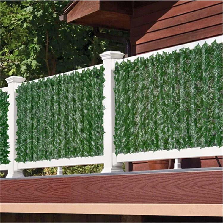 0,5 x 3m Foglie di Pothos di colore chiaro Schermo di privacy artificiale Recinto di foglie finto Decorazione da giardino Barriera da cortile