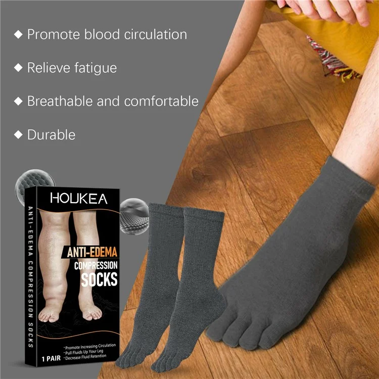 Calze di compressione anti-edema HOUKEA HK-B05-0026-01 per la promozione della circolazione sanguigna.