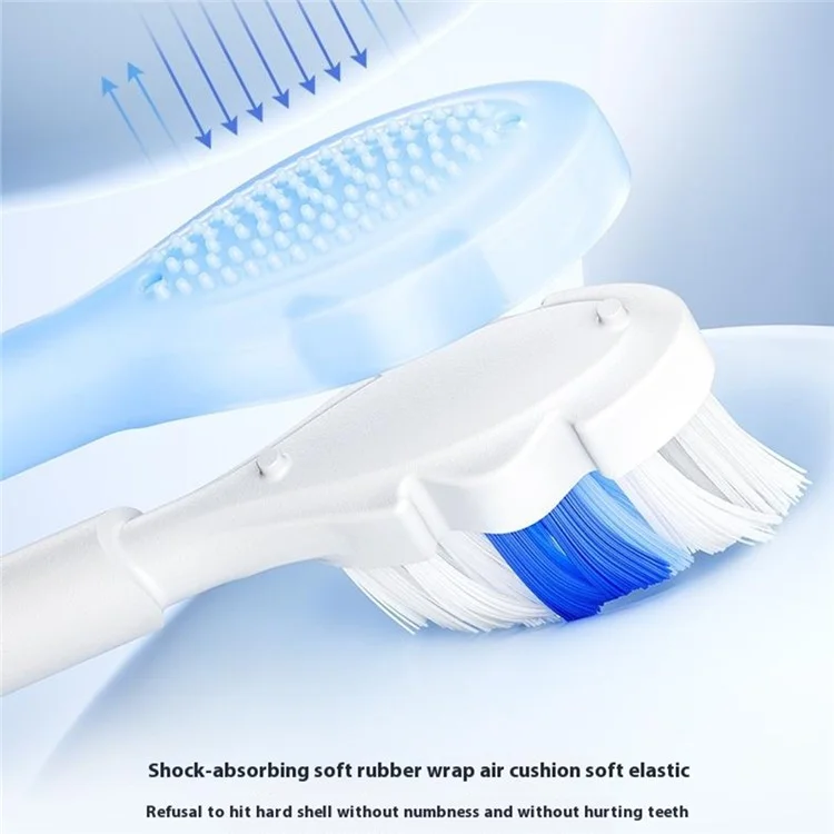 2 têtes de brosse à dents électrique Cloudsense blanchissante pour adulte Soocas (emballage en chinois) - Blanc
