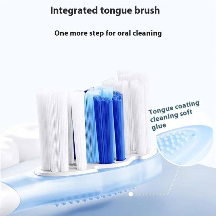 2 têtes de brosse à dents électrique Cloudsense blanchissante pour adulte Soocas (emballage en chinois) - Blanc