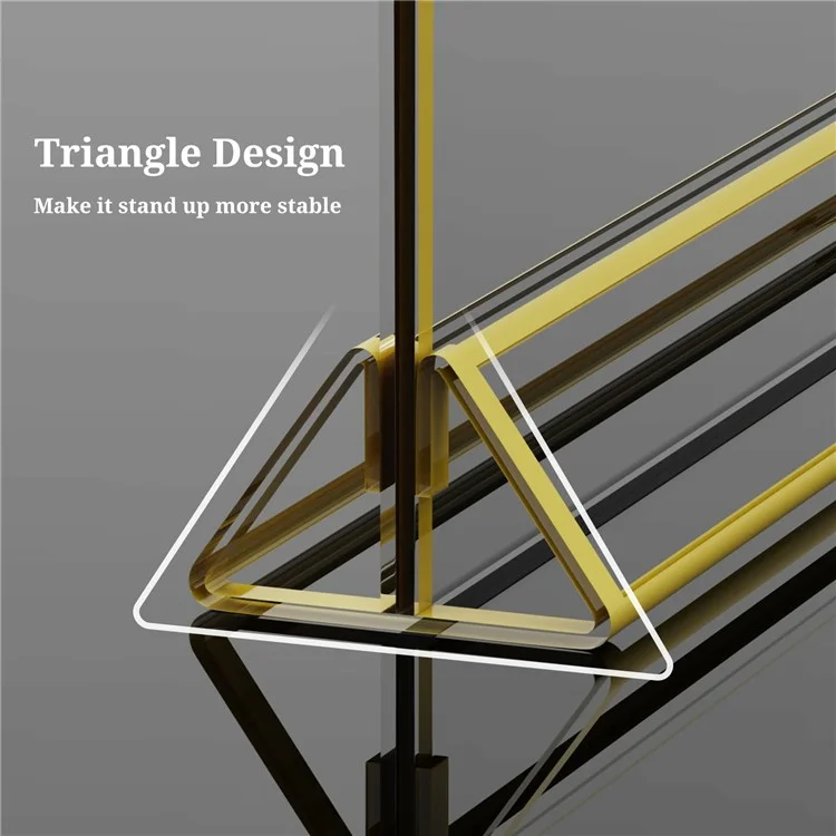 6 piezas de soporte de visualización vertical de acrílico transparente de doble cara en forma de T de 21 x 29,7 cm para menú
