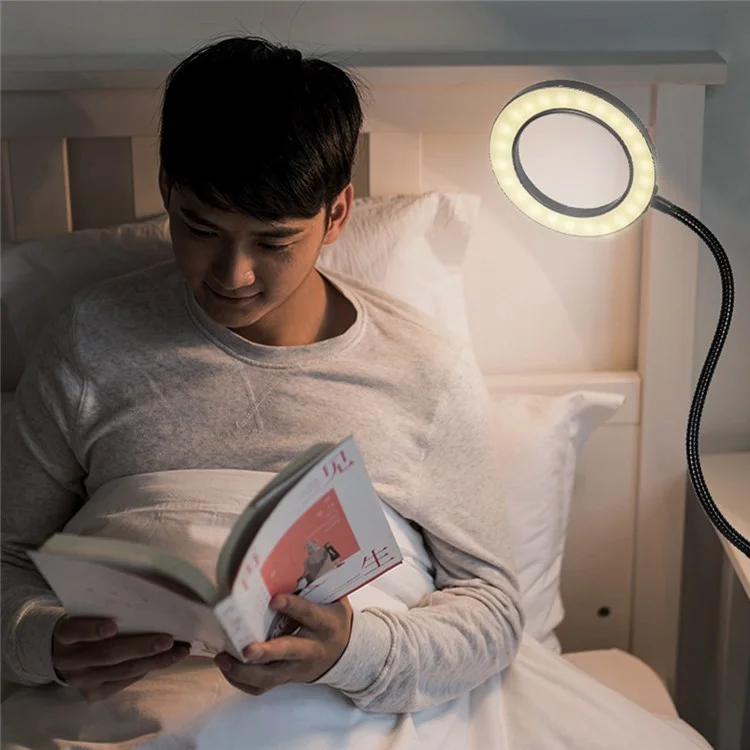3160B 160 mm de Rotación de 360 ​​grados Iluminante Magnificador 10x Aumento Con Luz de Relleno