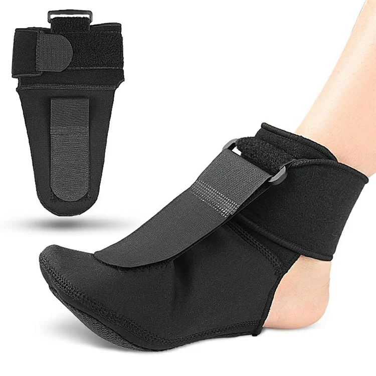 021 Chaussettes orthopédiques pour correction de chute du pied, Bande d'entraînement plantaire Attelle de stretching nocturne pour fasciite plantaire - S / 35-39