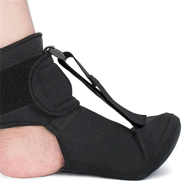 021 Night Splint Socks for Foot Drop Correction, Foot Training Band Plantar Fasciitis Night Stretch Brace - L / Above 44