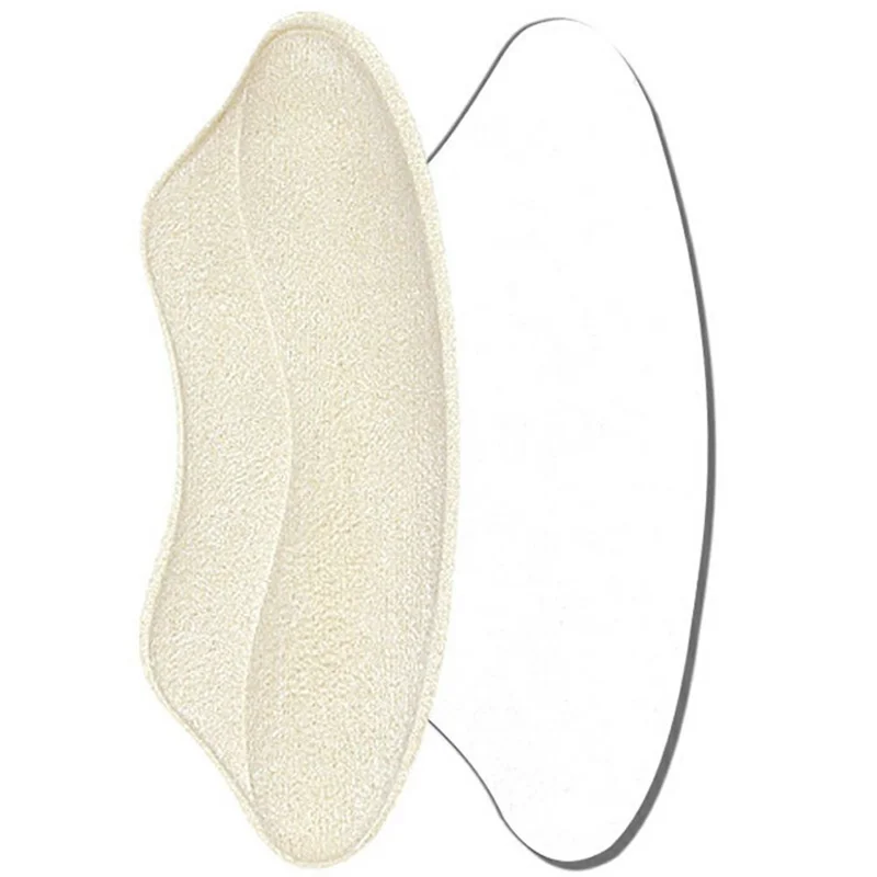 062 1 Pair Sponge Heel Pads Thickened Anti Wear Invisible Shoes Inside Heel Sticker - Apricot