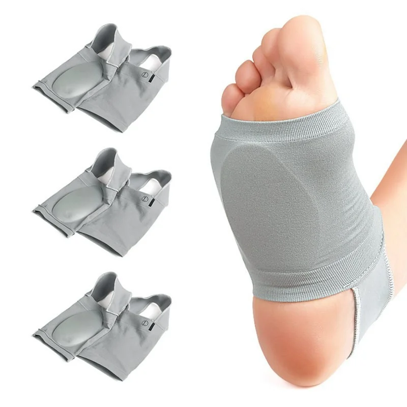 1 Pair Arch Support Brace Sleeves Flat Arch Support Leg Shape Correction Foot Pad Gift For Sports  /  Daily Use