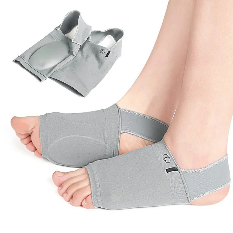 1 Pair Arch Support Brace Sleeves Flat Arch Support Leg Shape Correction Foot Pad Gift For Sports  /  Daily Use