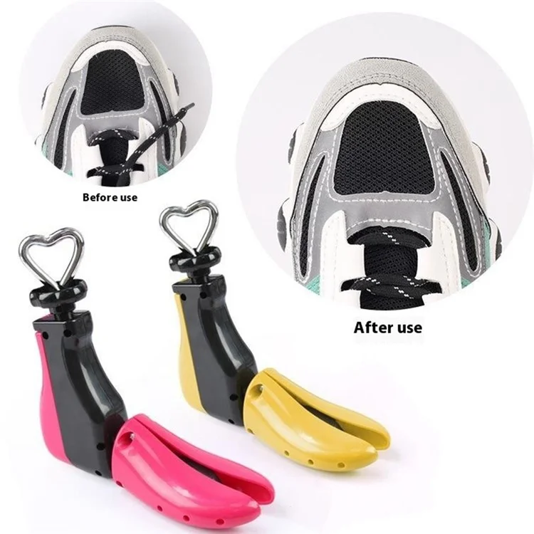 Allargascarpe Regolabile Taglia L Unisex per Uomini e Donne - Espansore di Scarpe Adattabile - Rosa