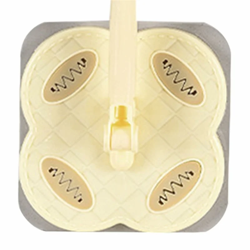 4 Sections Pole Household Disposable Face Towel Mop Dust Removal Floor Cleaner - Cream White