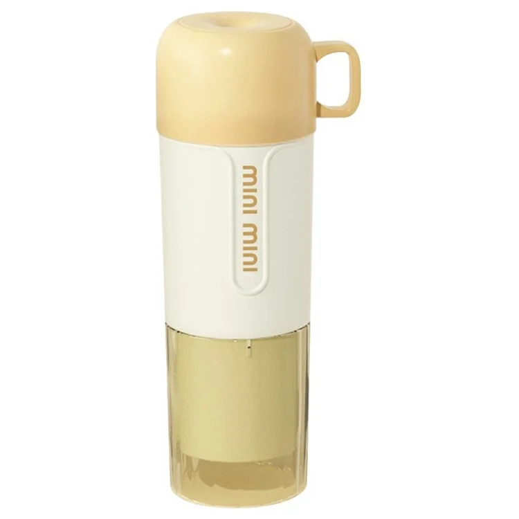 Ensemble de Tasse de Voyage 3 en 1 avec Kit de Toilette Portable pour Brosse à Dents - Famille Maison / Extérieur - Jaune